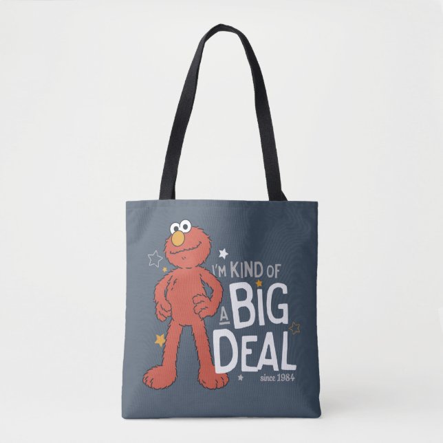 Elmo | I'm Kind of a Big Deal Tote Bag (Front)