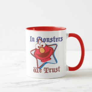 Elmo - In Monsters We Trust Mug