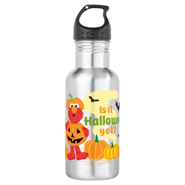 Elmo | Is it Halloween Yet? 710 Ml Water Bottle (Front)