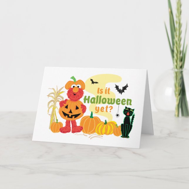 Elmo | Is it Halloween Yet? Card (Front)