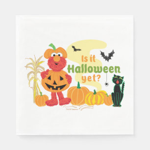 Elmo   Is it Halloween Yet? Napkin