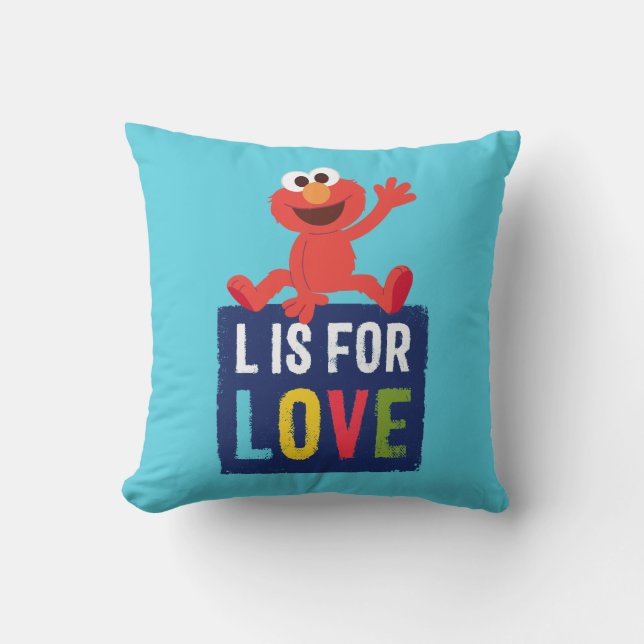 Elmo | L is for Love Cushion (Front)