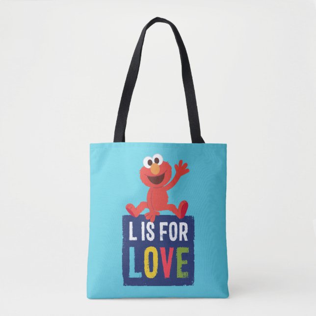 Elmo | L is for Love Tote Bag (Front)
