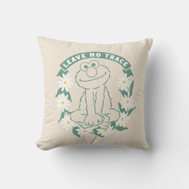 Elmo | Leave No Trace Floral Graphic Cushion (Front)