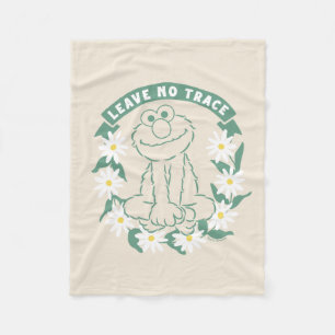 Elmo   Leave No Trace Floral Graphic Fleece Blanket