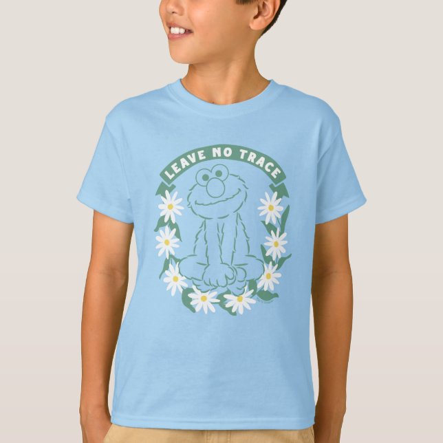 Elmo | Leave No Trace Floral Graphic T-Shirt (Front)