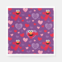 Elmo Loves You Valentine's Day Pattern