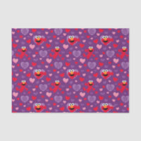 Elmo Loves You Valentine's Day Pattern