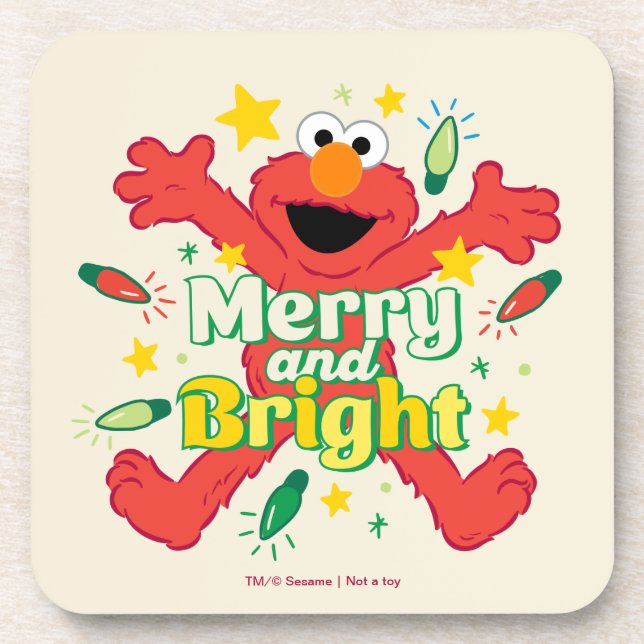 Elmo | Merry and Bright Coaster (Front)
