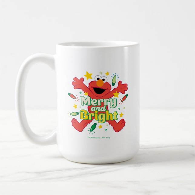 Elmo | Merry and Bright Coffee Mug (Left)