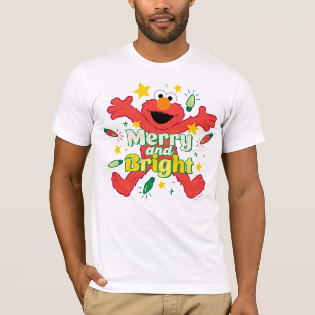 Elmo | Merry and Bright T-Shirt (Front)