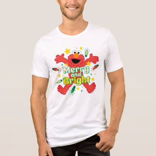Elmo Merry and Bright Tri-Blend Shirt