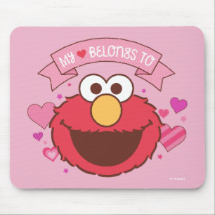 Elmo   My Heart Belongs To Elmo Mouse Pad