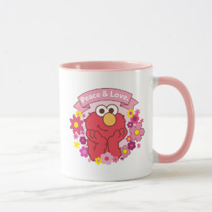 Elmo   Peace & Love Mug