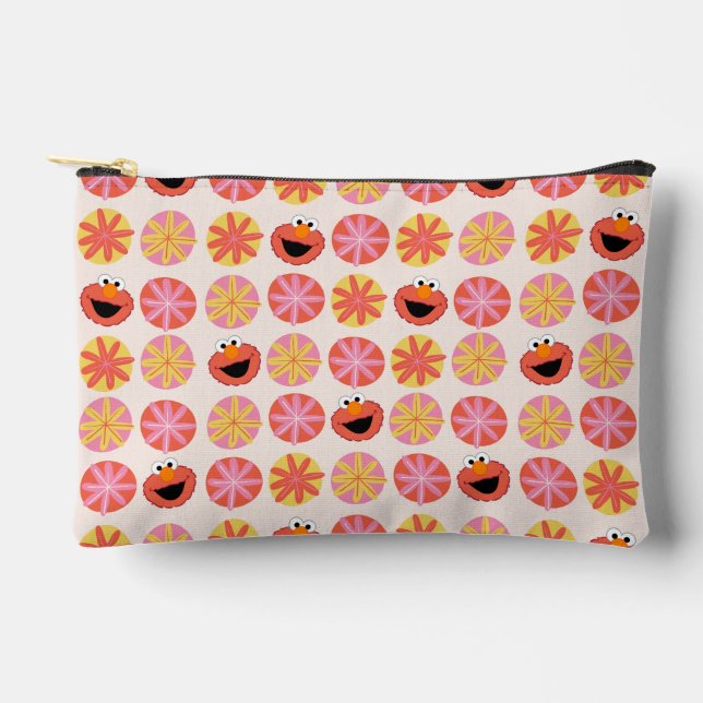 Elmo Pom-Pom Pattern Accessory Pouch (Front)