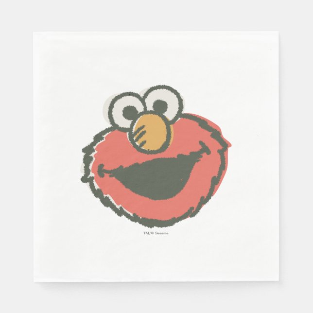 Elmo Retro Napkin (Front)