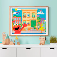 Elmo Sesame Street Scene