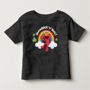 Elmo   Shamrock 'n' Roll Rainbow Toddler T-Shirt
