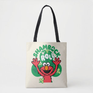 Elmo Shamrock 'N' Roll Tote Bag