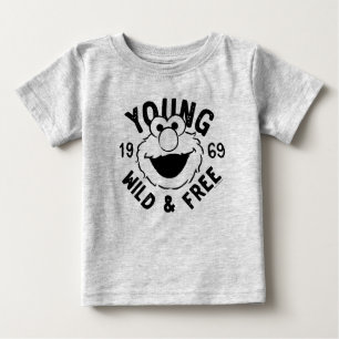 Elmo Skate Logo - Young, Wild & Free 1969 Baby T-Shirt