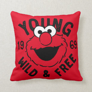 Elmo Skate Logo - Young, Wild & Free 1969 Cushion