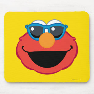 Elmo  Smiling Face with Sunglasses Mouse Pad