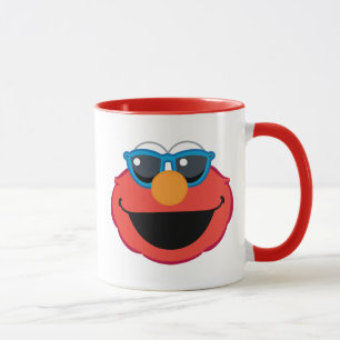 Elmo  Smiling Face with Sunglasses Mug