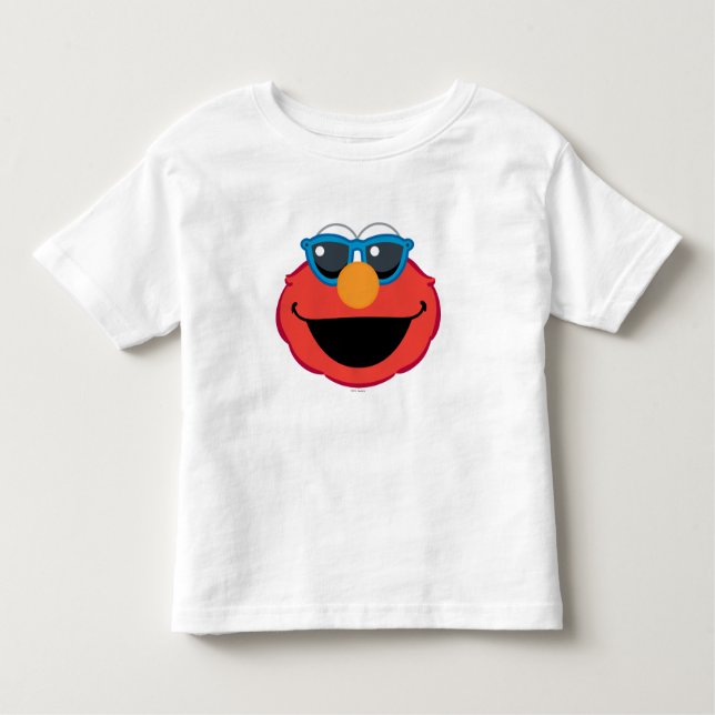 Elmo  Smiling Face with Sunglasses Toddler T-Shirt (Front)