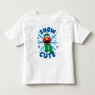 Elmo Snow Cute Toddler T-Shirt