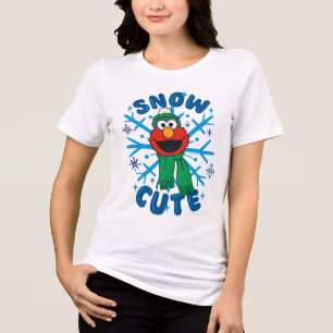 Elmo Snow Cute Tri-Blend Shirt