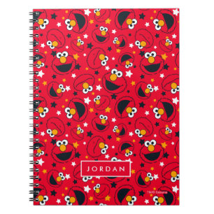 Elmo   So Silly Star Pattern   Add Your Name Notebook
