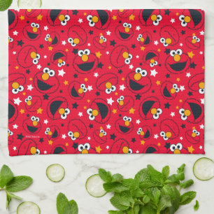 Elmo   So Silly Star Pattern Tea Towel