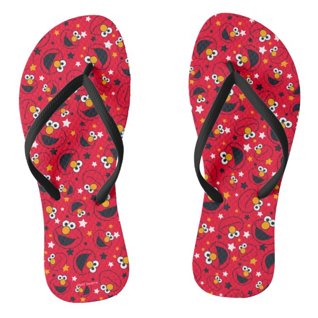 Elmo | So Silly Star Pattern Thongs (Footbed)