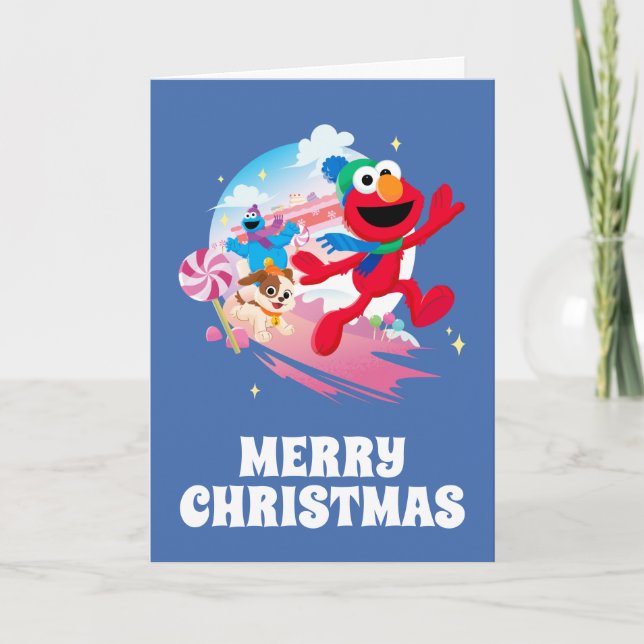 Elmo, Tango & Cookie Monster | Best Christmas Ever Holiday Card (Front)