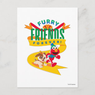 Elmo & Tango   Furry Friends Forever Postcard