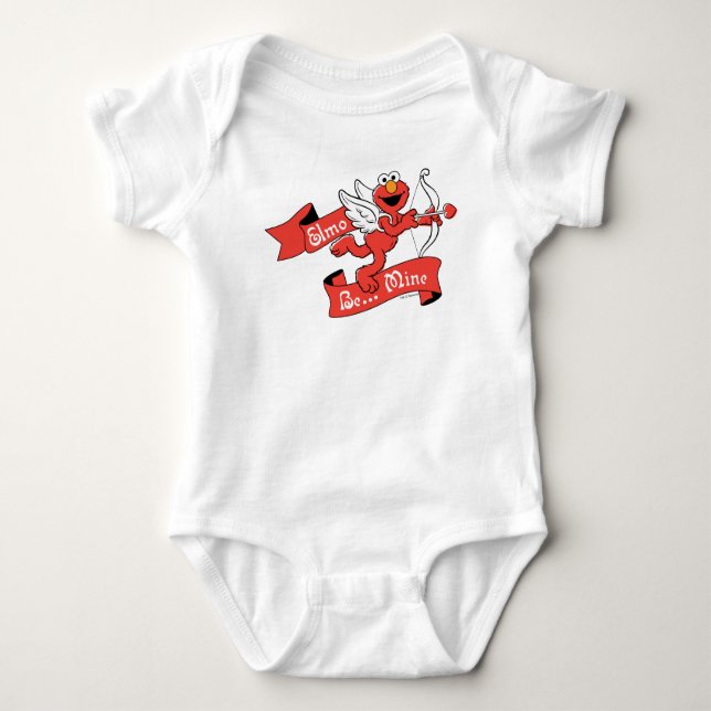 Elmo Valentine's Cupid Baby Bodysuit (Front)