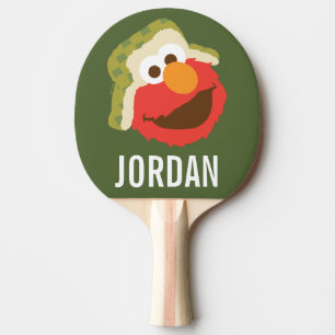 Elmo Woodland Face   Add Your Name Ping Pong Paddle