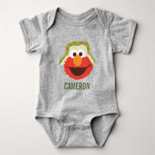 Elmo Woodland Face Baby Bodysuit