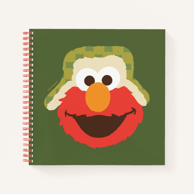 Elmo Woodland Face Notebook (Front)