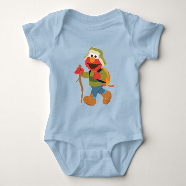 Elmo Woodland Hike Baby Bodysuit (Front)