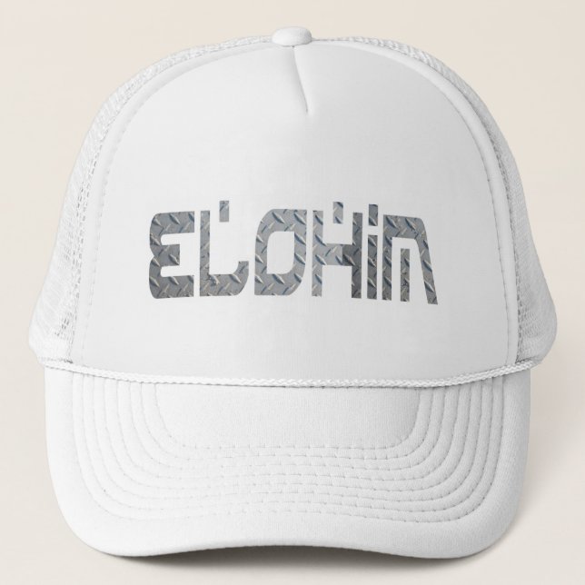 Elohim Aspect métal Trucker Hat (Front)