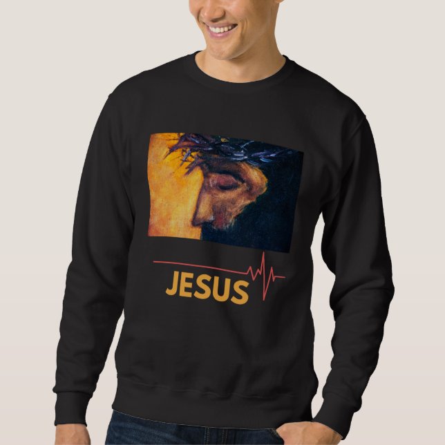 Elohim Yahweh Abba Faith Jesus My Father Sweatshirt (Front)