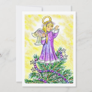 Eloise Christmas Angel JL Biel Holiday Card