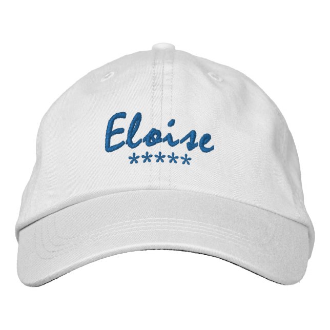 Eloise Name Embroidered Hat (Front)