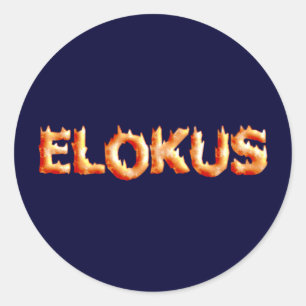 Elokut Classic Round Sticker