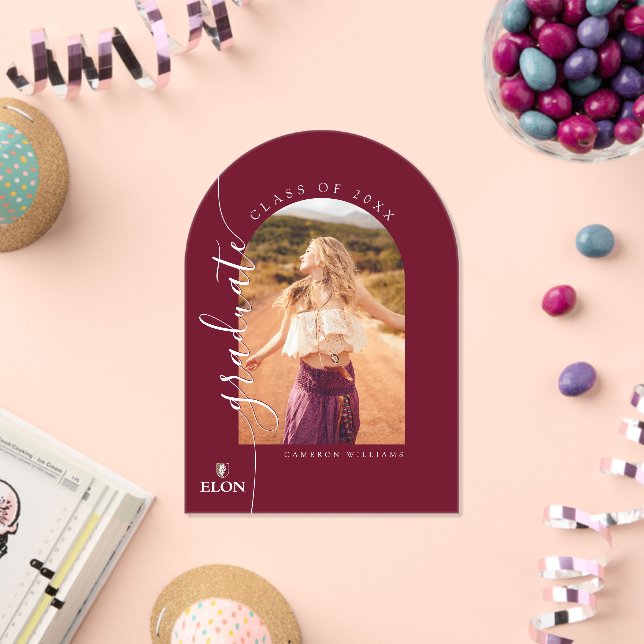 Elon | Graduate 20XX Acrylic Invitations (Insitu (Celebration))