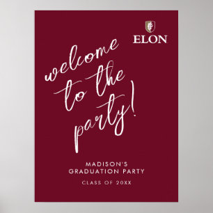 Elon   Graduate 20XX Poster
