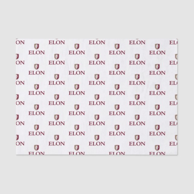 Elon Graduation Tissue Paper (Front)