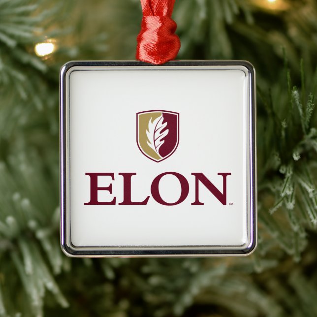 Elon Metal Ornament (Tree)
