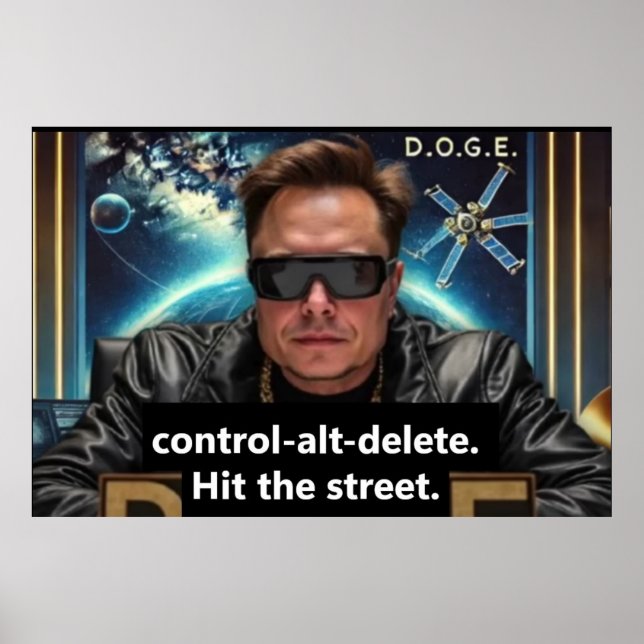 Elon Musk Poster (Front)